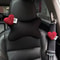 Car Pillow Ice Silk Mesh New Cute Cartoon Red Lover Hearts Auto Seat Headrest For Women 7
