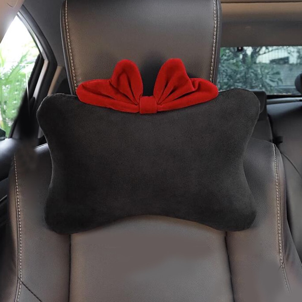 Universal Auto Car Neck Pillow Seat Headrest Support Seatbelt Cover For Women Car Accessories 1