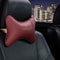 Universal Car Neck Pillows PU Leather Head Support Protector BlackRed Backrest Cushion Easy To Inst 4