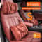 Suede Comfortable Neck Protection Pillow HighEnd Plush Car Headrest Soft Waist Cushion For Vehicle 1