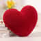 Heart Shape Throw Pillow Cushion, Red Plush Doll Kids Toy Lover Gift for Wedding Party Decor
