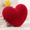 Heart Shape Throw Pillow Cushion, Red Plush Doll Kids Toy Lover Gift for Wedding Party Decor