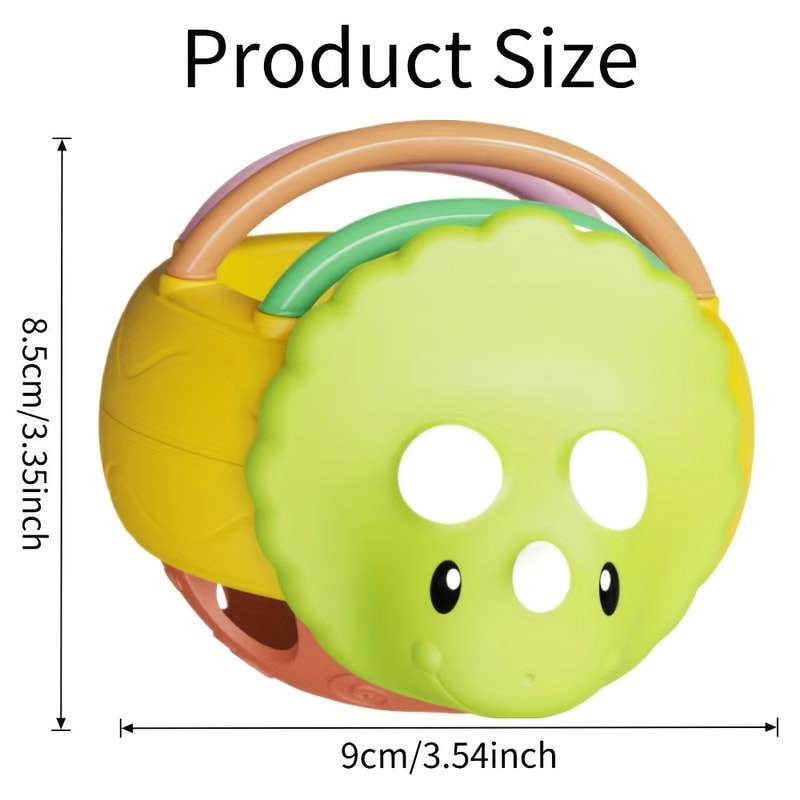 Baby Safe Handheld Rattle Bell Sensory Play Bell For Infants Educational Toy Perfect For Christmas 1