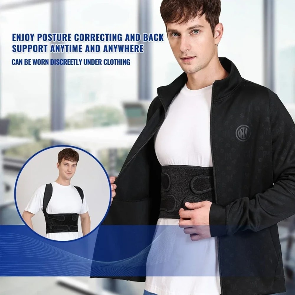 Back Support Posture Corrector For Hunchback Scoliosis Unisex Correction Straightener 3