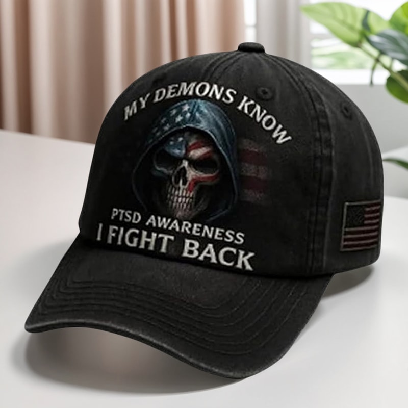 My Demons Know I Fight Back Baseball Cap Hat for Men and Women