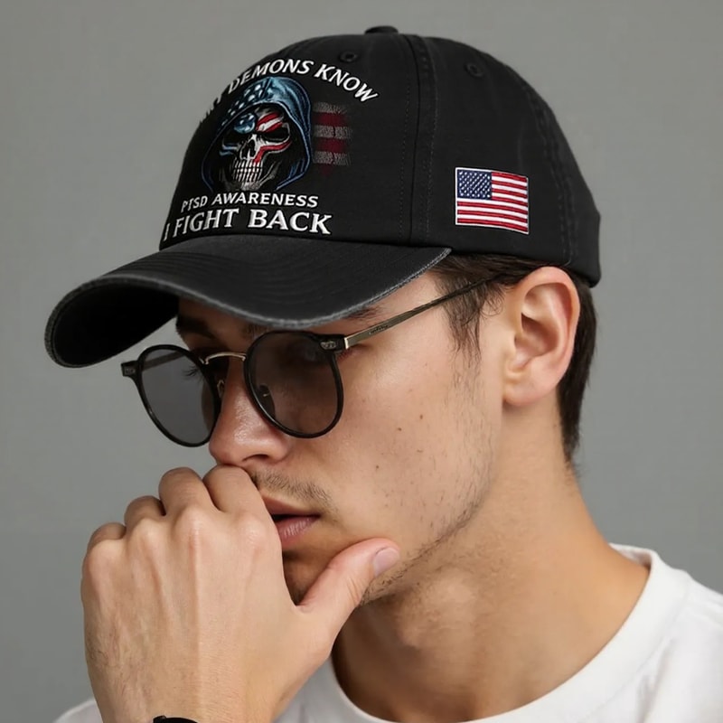 My Demons Know I Fight Back Baseball Cap Hat for Men and Women