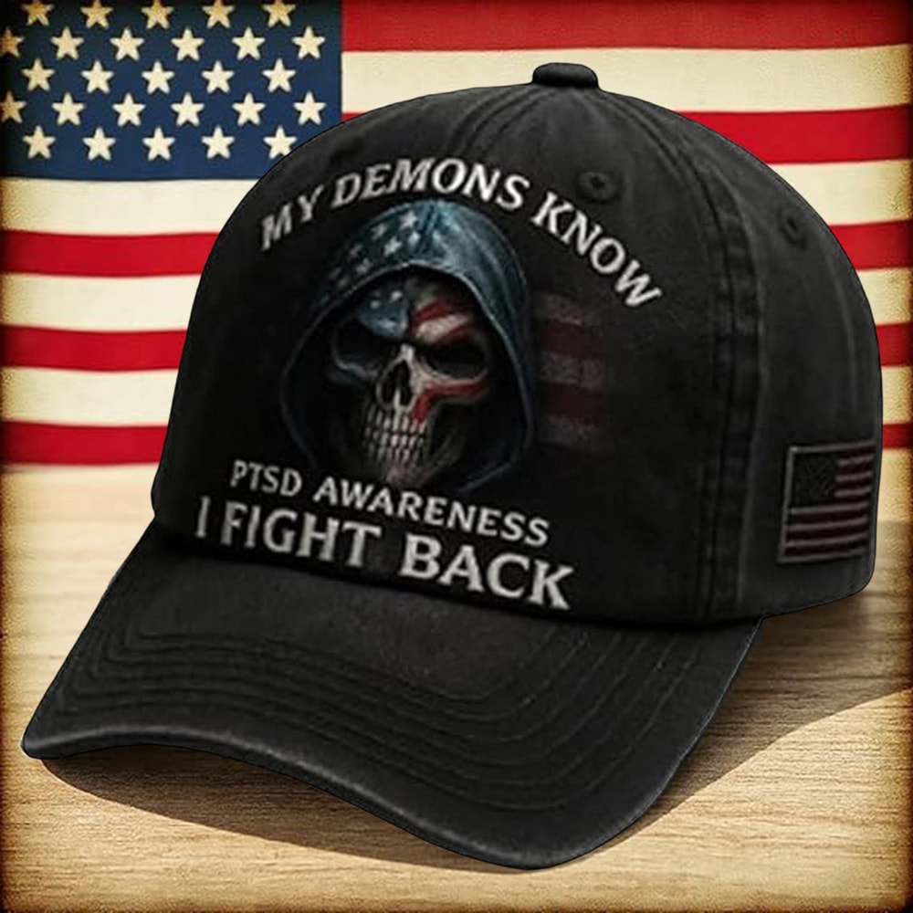My Demons Know I Fight Back Baseball Cap Hat for Men and Women