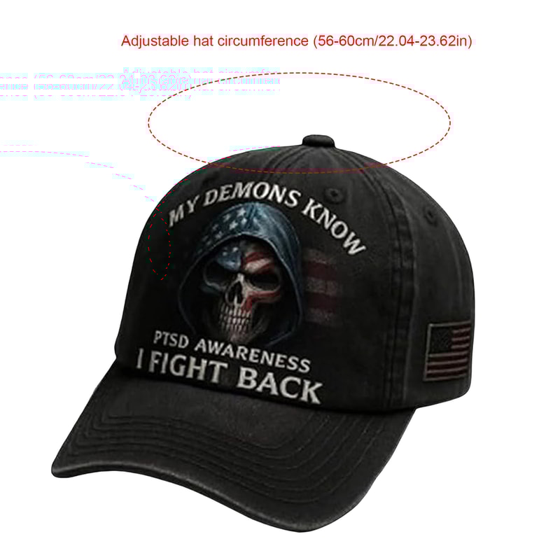My Demons Know I Fight Back Baseball Cap Hat for Men and Women