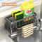 Sponge Rack Water Sink Kitchen Shelf Cleaning Cloth Storage Draining Rack Household Detergent Artif 7