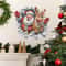 Christmas Decorative Stickers, Claus and Rudolf Wall Stickers for Holiday Decor