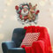 Christmas Decorative Stickers, Claus and Rudolf Wall Stickers for Holiday Decor
