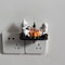 Cute Ghost Figurine with Lights, Fire Effect Desktop Holiday Decoration Item