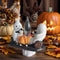 Cute Ghost Figurine with Lights, Fire Effect Desktop Holiday Decoration Item