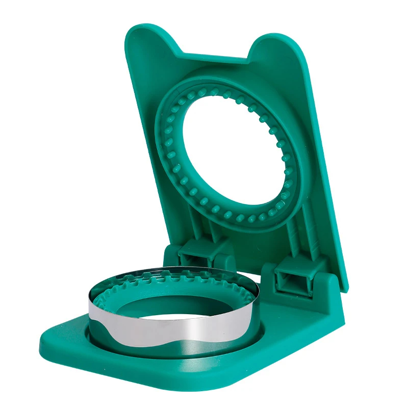 Circular Sandwich Bread Toast Mold, Sandwich Cutter and Sealer Flip Sandwich Cutting Tool for Kids Lunch Stainless Steel