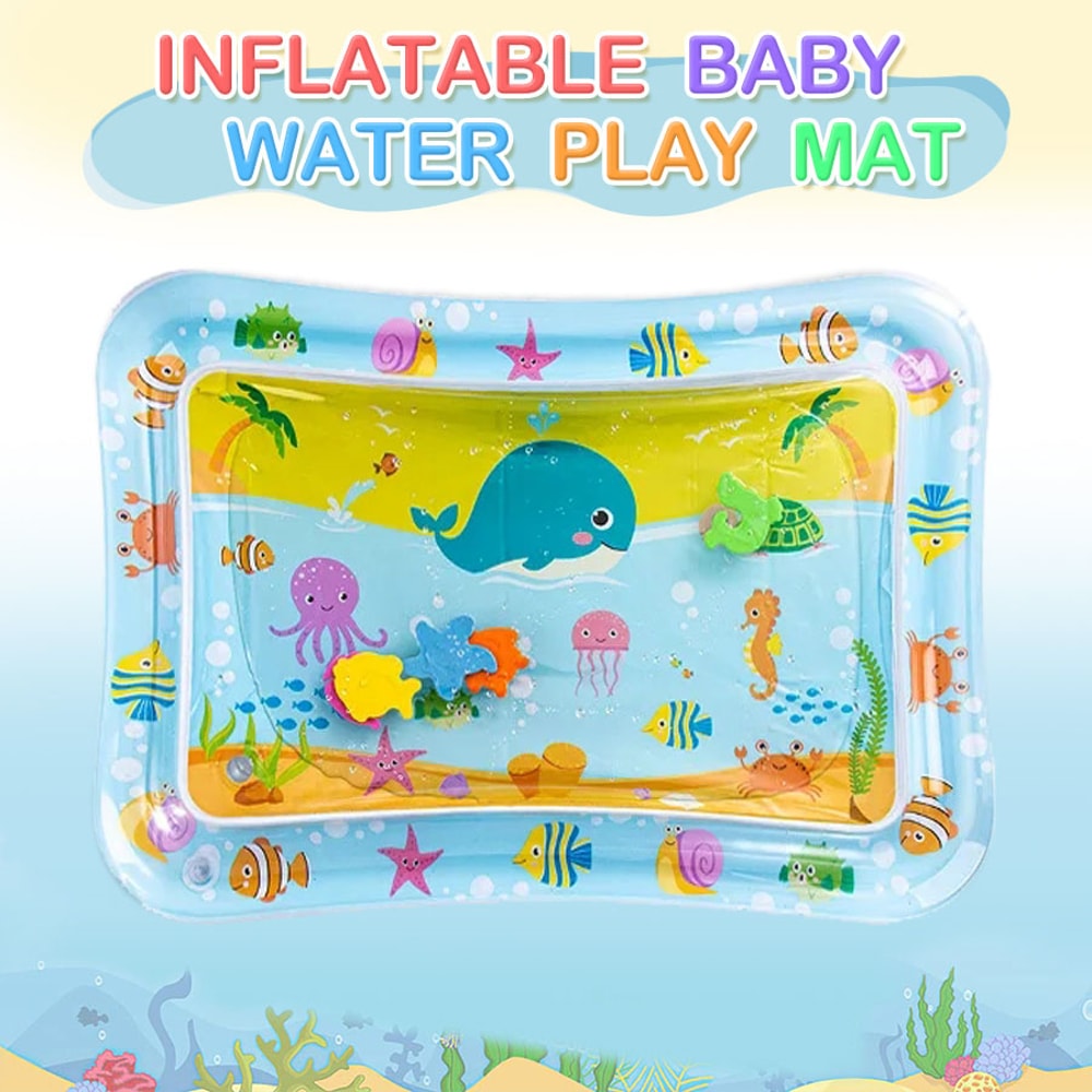 Toddler Water Pad, Infant Tummy Time Activity Toys, Early Education for Kids