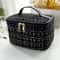Large Storage Bag for Makeup, Portable New Women's Bag, Fashionable Knitted Style Makeup Case