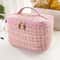 Large Storage Bag for Makeup, Portable New Women's Bag, Fashionable Knitted Style Makeup Case