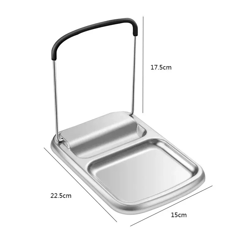 Multi-functional Pot Shovel Rack Storage, Foldable Desktop Pot Lid Rack