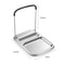Multi-functional Pot Shovel Rack Storage, Foldable Desktop Pot Lid Rack