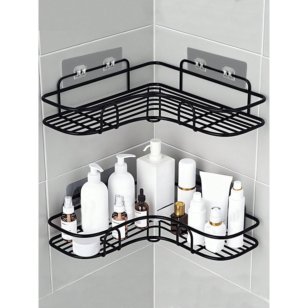 WearResistant Dorm Utility Storage Rack Bathroom Kitchen Triangle Corner Rack 0