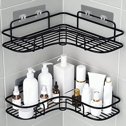 wear-resistant dorm utility storage rack, bathroom kitchen triangle corner rack