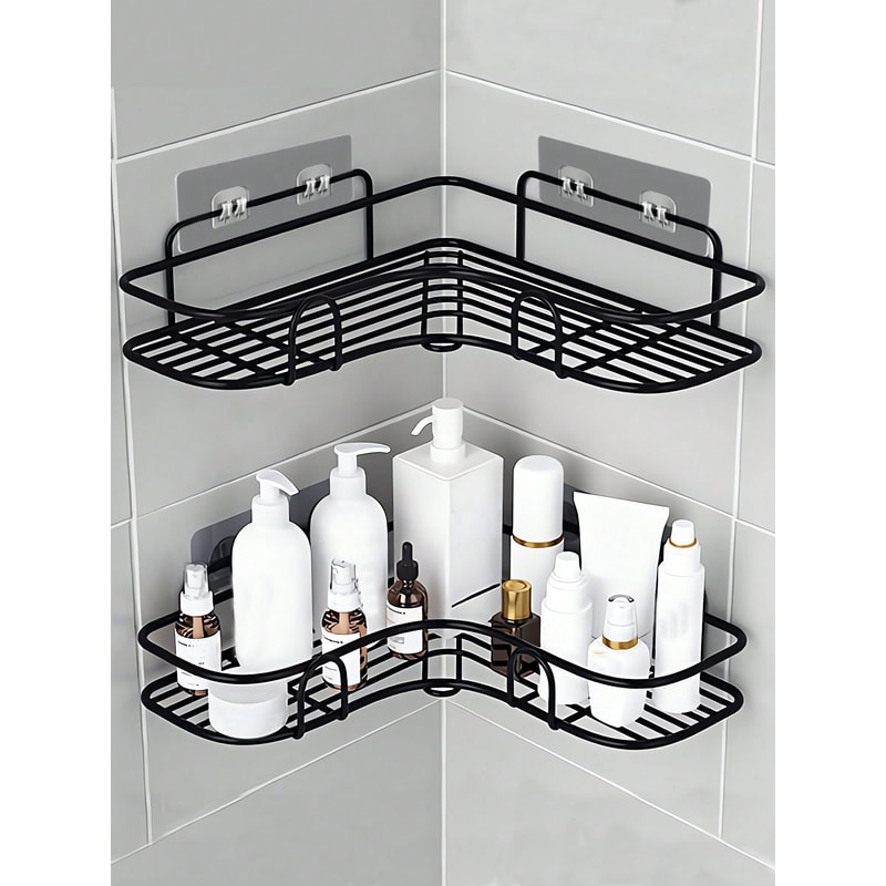 WearResistant Dorm Utility Storage Rack Bathroom Kitchen Triangle Corner Rack 0