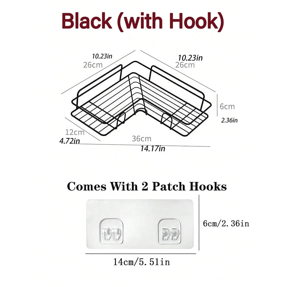 WearResistant Dorm Utility Storage Rack Bathroom Kitchen Triangle Corner Rack 4