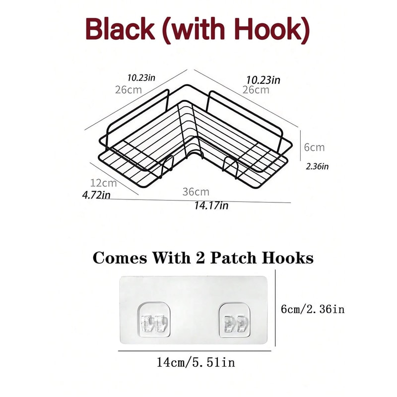 WearResistant Dorm Utility Storage Rack Bathroom Kitchen Triangle Corner Rack 4