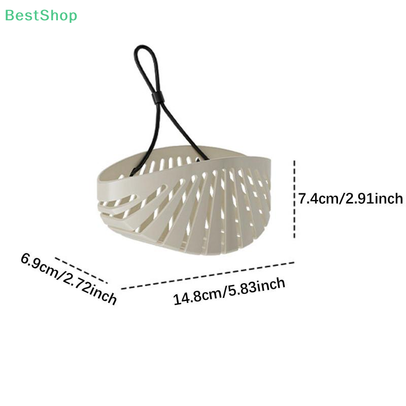 Drill-free Faucet Drain Rack, Hanging Bag With Lanyard For Sink, Drainage Storage Basket