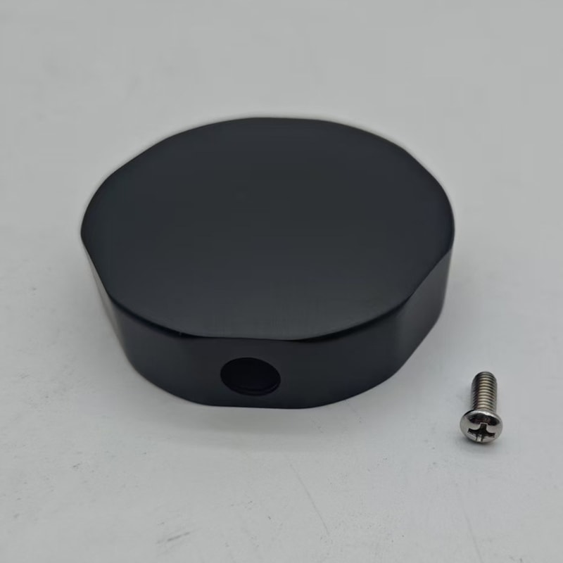 Bathroom Fixtures Part For Home, Black Overflow Prevention Bath Control Knob