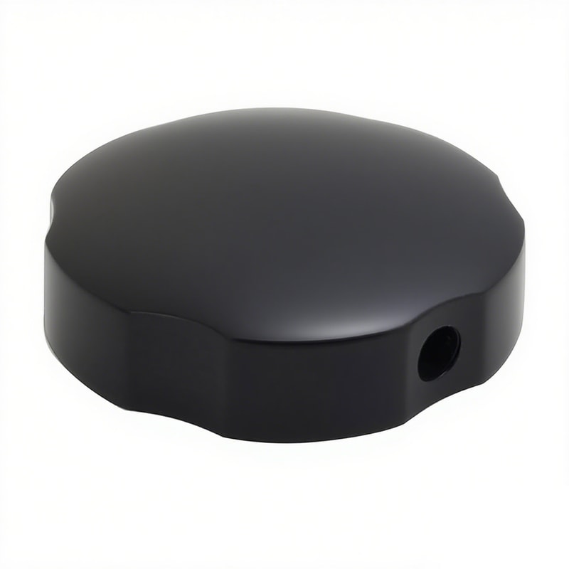 Bathroom Fixtures Part For Home, Black Overflow Prevention Bath Control Knob