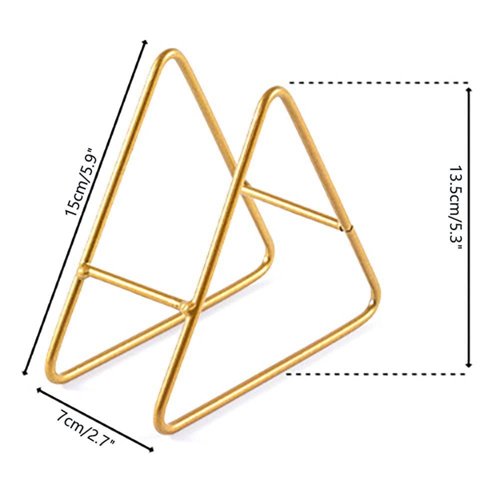 Coaster Holder Stand, Insulation Pad Storage Rack, Dish Triangle Support, Black Kitchen Storage