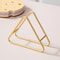 Coaster Holder Stand, Insulation Pad Storage Rack, Dish Triangle Support, Black Kitchen Storage