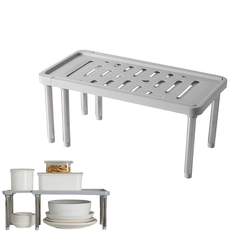 Double-Layer Countertop Storage Rack, Kitchen Seasoning Bottle Organizer