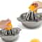 Manual Orange Juicer, Detachable Stainless Steel Lime Squeezer with Strainer