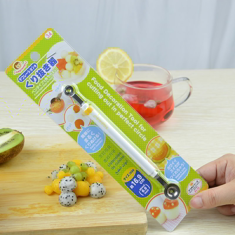 Stainless Steel Mini Apple Ball Digger, Melon Spoon, Ice Cream Scoop, Kitchen DIY Cooking Gadget