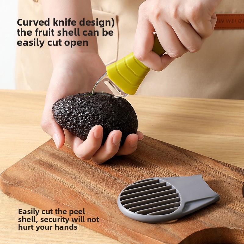 Avocado Slicer, Avocado Cutting Knife, Pitted Pulp Separator, Fruit Cutter, Avocado Knife