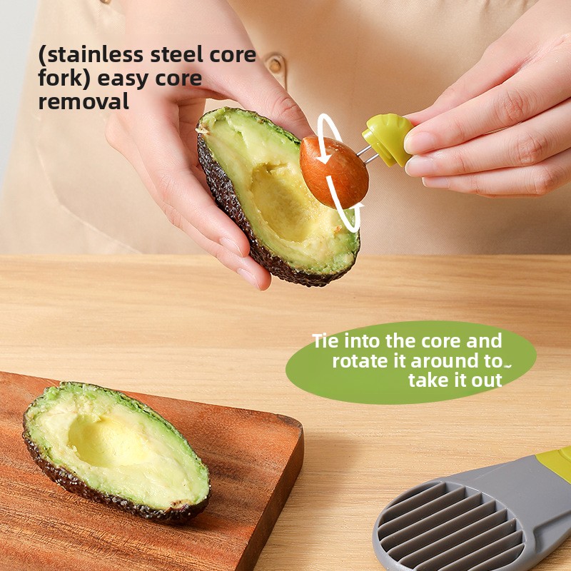 Avocado Slicer, Avocado Cutting Knife, Pitted Pulp Separator, Fruit Cutter, Avocado Knife