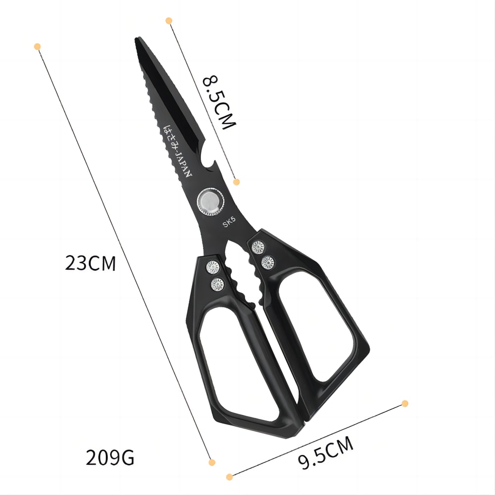 Kitchen Scissors, Multi-functional Stainless Steel Shears for Cutting Chicken and Fish