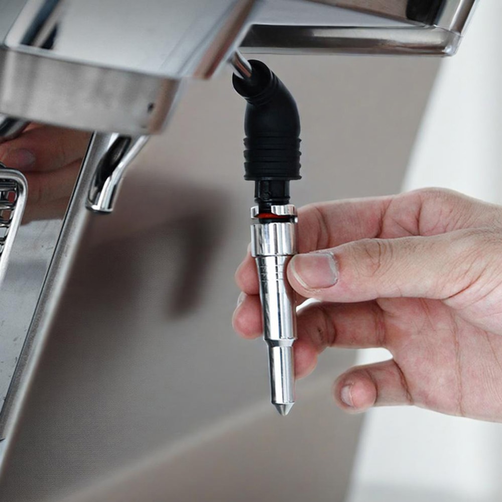 Washable Stainless Steel Coffee Machine Nozzle for Delonghi Dedica, Steam Nozzle Milk Frother Foam Inner Tube