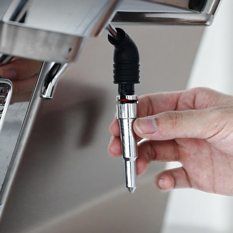 Washable Stainless Steel Coffee Machine Nozzle for Delonghi Dedica, Steam Nozzle Milk Frother Foam Inner Tube