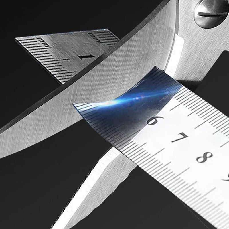 Ultra Sharp Stainless Steel Chicken Scissors, Multipurpose Fish Bone Scissors, Strong Kitchen Tools