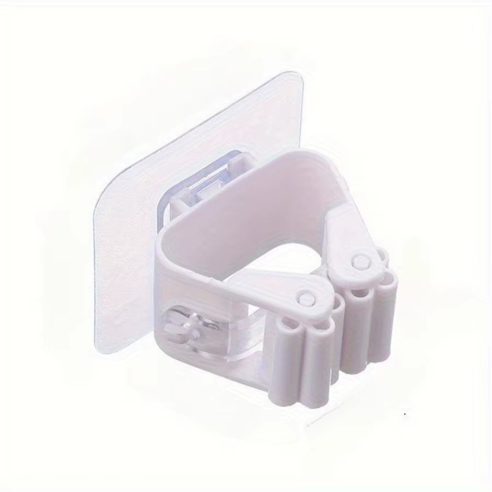 Anti-Slip Perforated Mop Holder, Waterproof and Moisture-Proof for Bathroom