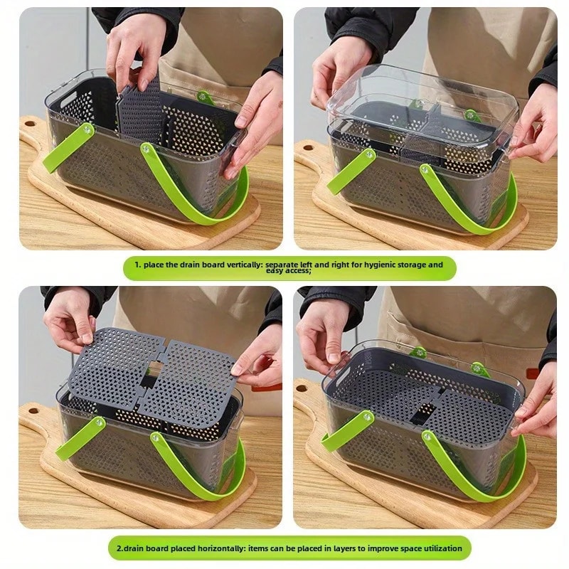 Storage Carrying Case Multifunctional For Shred Slice Flower Cuts 1