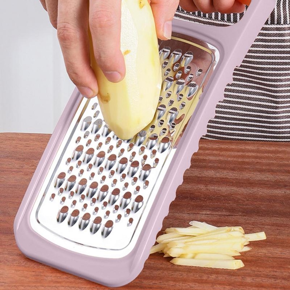 Stainless Steel Household Grater Handheld Cheese Grater For Fruits Potatoes Radishes And Vegetables 4