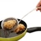 Stainless Steel Mesh Strainer Spoon, Oil Skimmer with Heat Resistant Handle, Dishwasher Safe