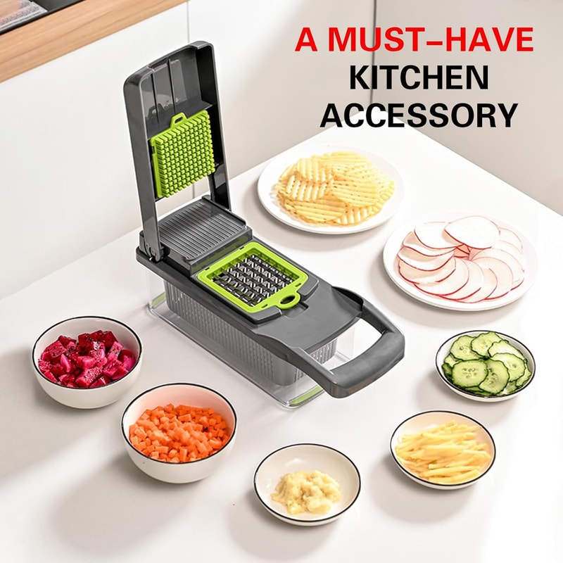 Blade Vegetable Chopper, Professional Chopper-Type Slicer, Multifunctional Food Chopper, Essential Kitchen Utensils