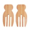 Bamboo Salad Hands, Large Salad Servers for Fruit and Pasta, Mixing Fork Claws, Cooking Helper Gadget