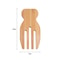 Bamboo Salad Hands, Large Salad Servers for Fruit and Pasta, Mixing Fork Claws, Cooking Helper Gadget