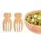 Bamboo Salad Hands, Large Salad Servers for Fruit and Pasta, Mixing Fork Claws, Cooking Helper Gadget